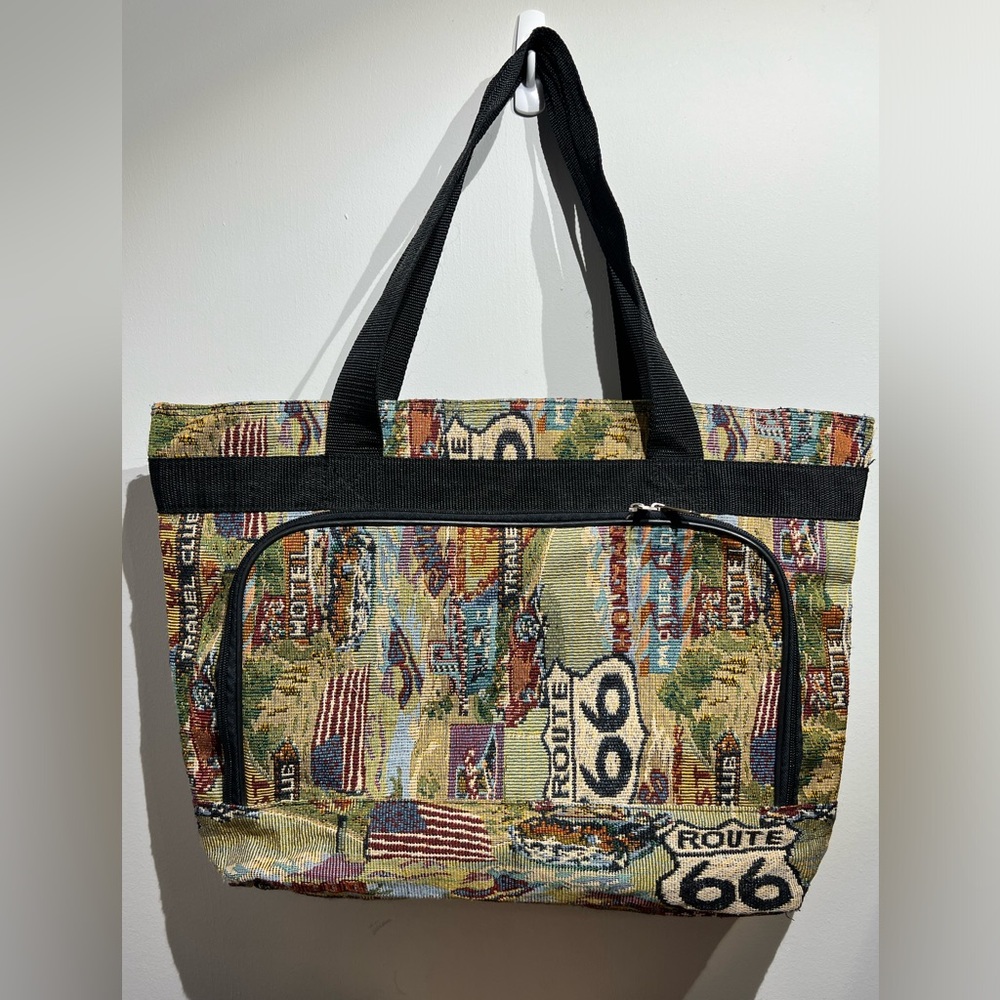 Route 66 Tapestry Tote